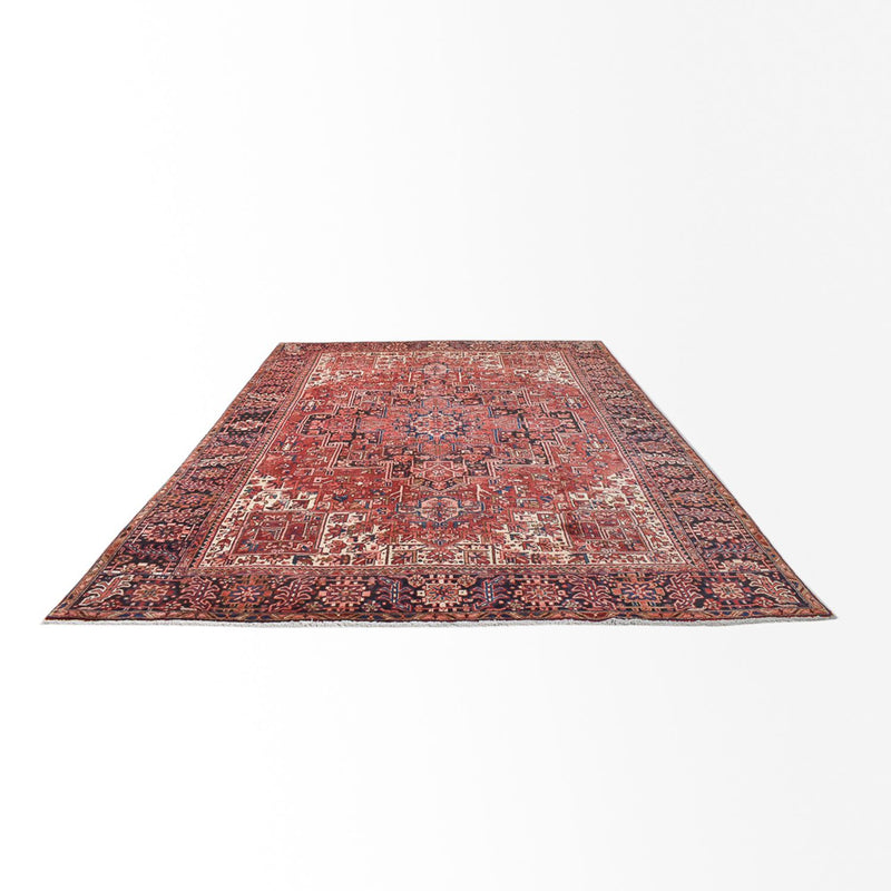 Tapis persan - Nomadic - 396 x 290 cm - rouge clair
