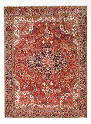 Tapis persan - Nomadic - 386 x 282 cm - rouge