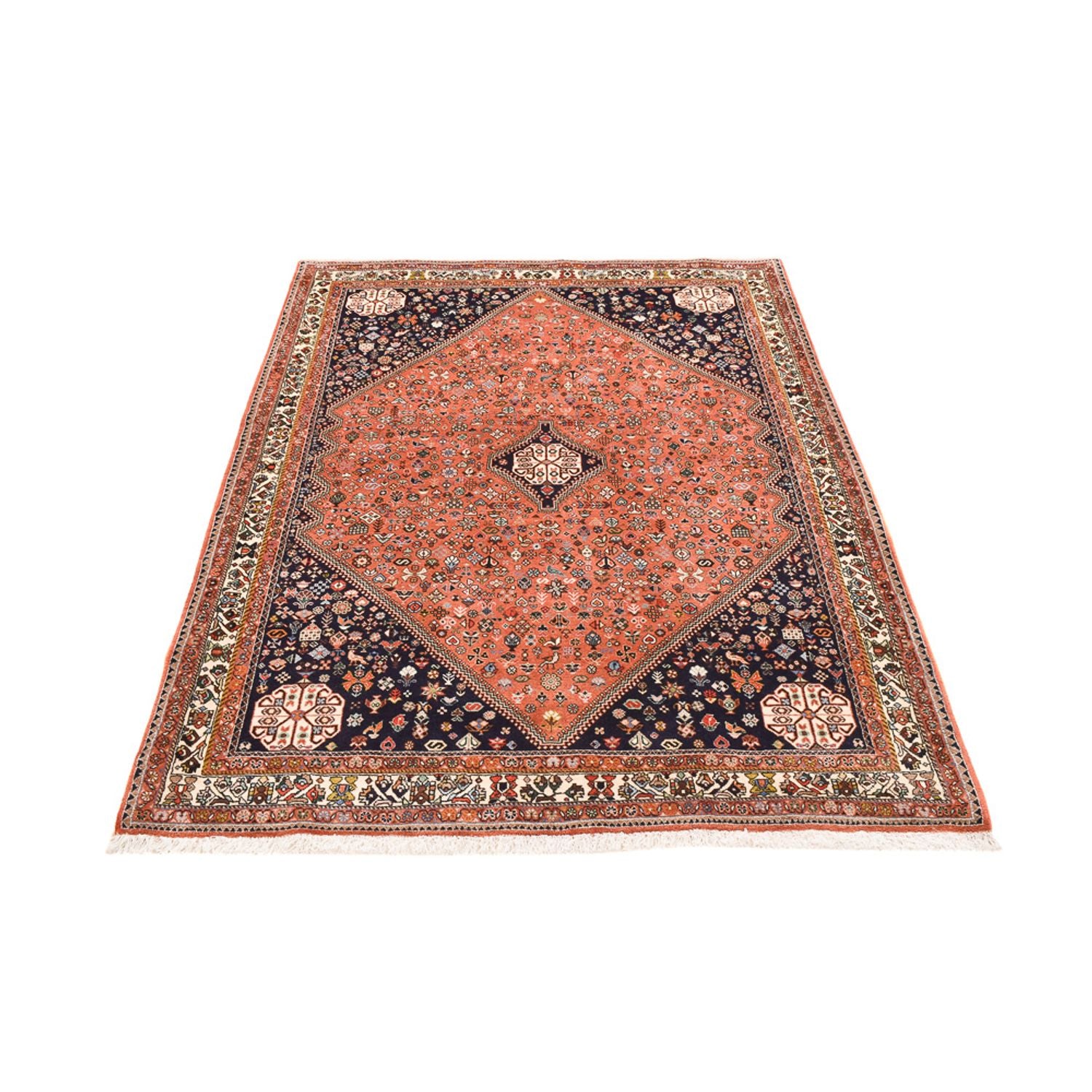 Gabbeh Teppich - Kaschkuli Perser - 218 x 159 cm - hellrot