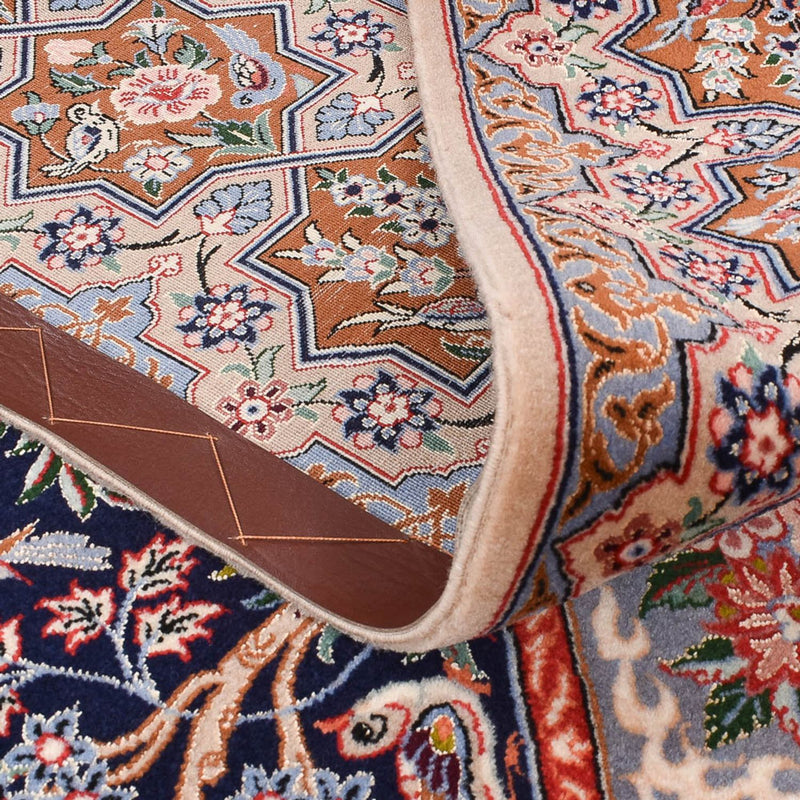 Tapis persan - Isfahan - Premium - 238 x 159 cm - bleu foncé