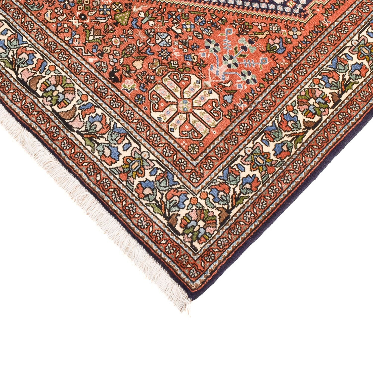 Läufer Gabbeh - Kaschkuli Perser - 202 x 150 cm - dunkelblau