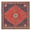 Tapis persan - Nomadic carré  - 205 x 197 cm - rouge