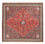 Tapis persan - Nomadic - 220 x 213 cm - rouge