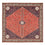 Tapis persan - Nomadic carré  - 199 x 198 cm - rouge