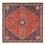Tapis persan - Nomadic carré  - 202 x 201 cm - rouge