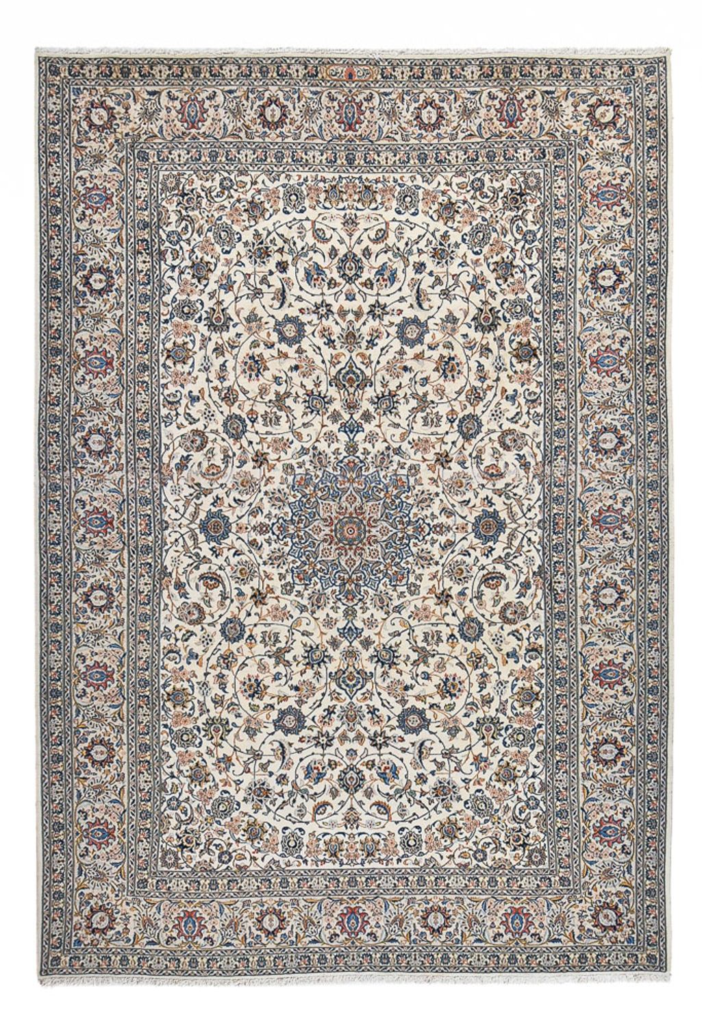 Perserteppich - Keshan - Royal - 355 x 247 cm - grau