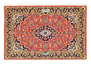 Tapis persan - Keshan - 100 x 70 cm - rouge
