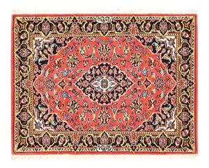 Tapis persan - Keshan - 100 x 70 cm - rouge