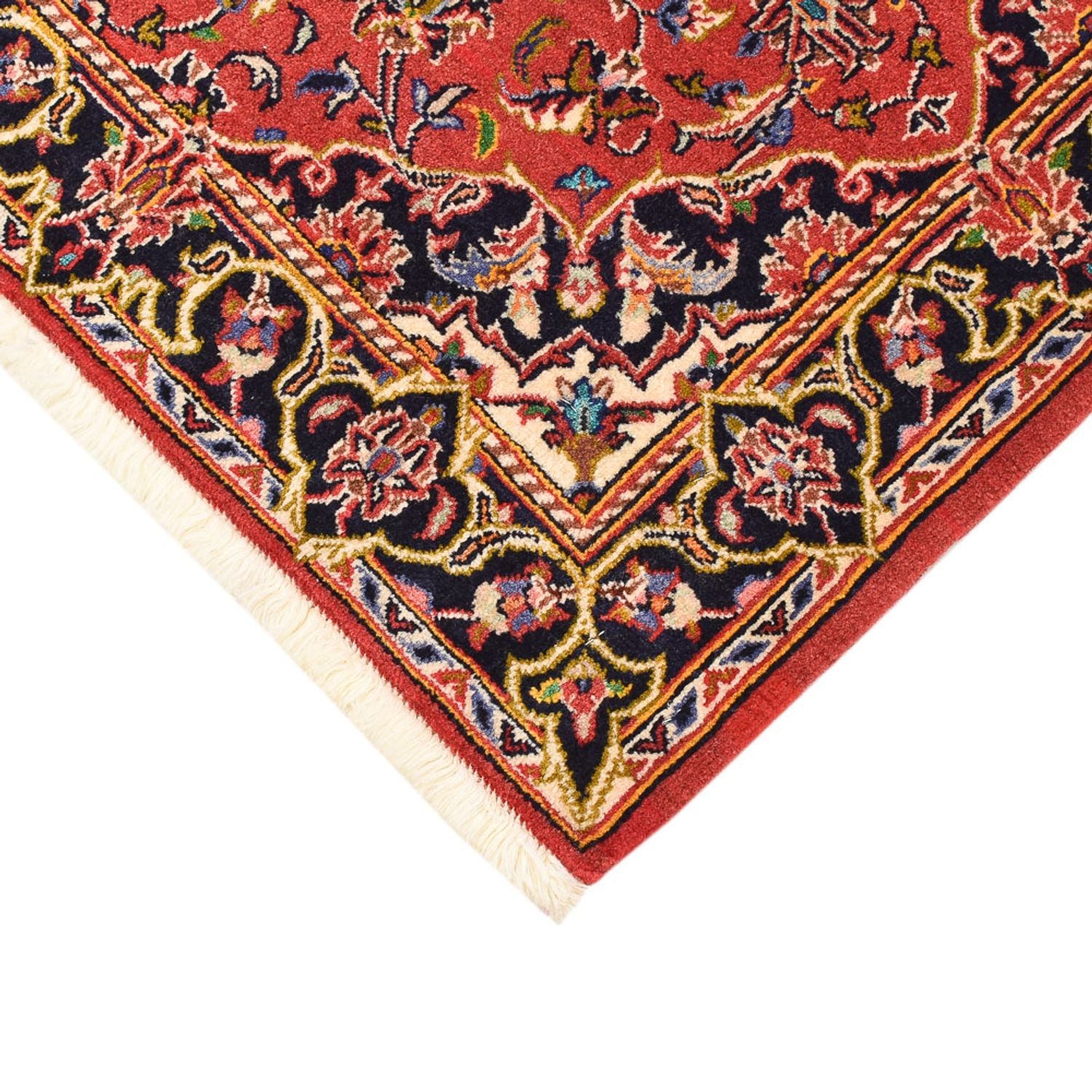 Tapis persan - Keshan - 100 x 70 cm - rouge