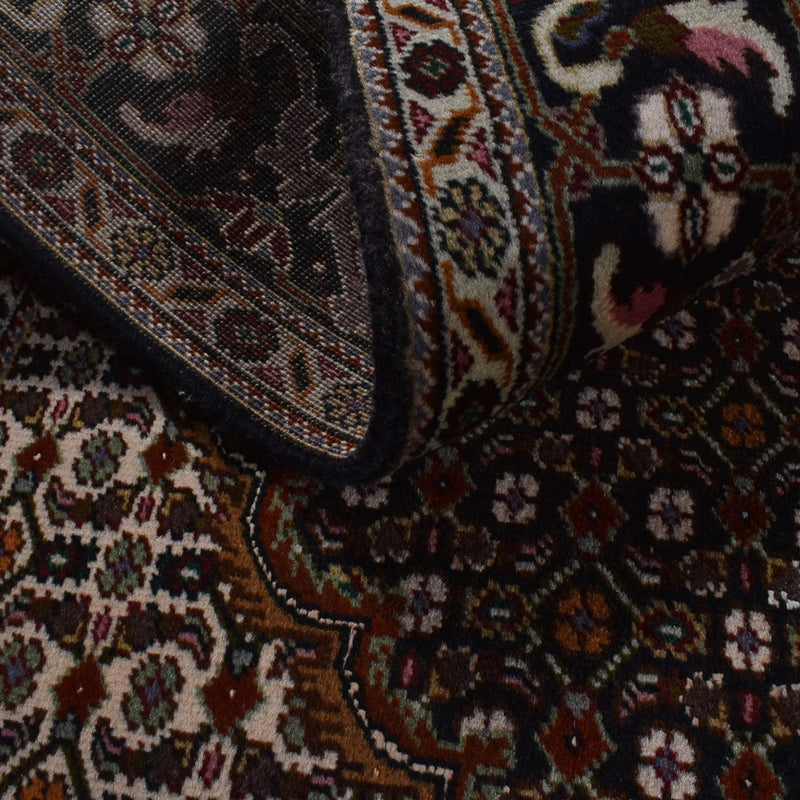 Tapis persan - Tabriz - Royal - 198 x 148 cm - marron foncé