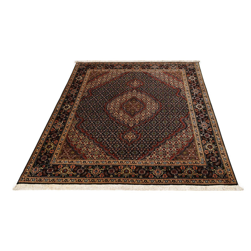 Tapis persan - Tabriz - Royal - 202 x 150 cm - bleu foncé