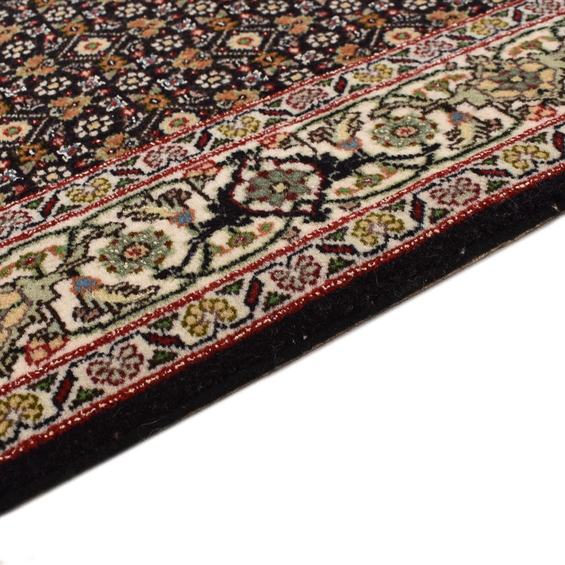 Tapis de couloir Tapis persan - Tabriz - Royal - 396 x 82 cm - beige foncé
