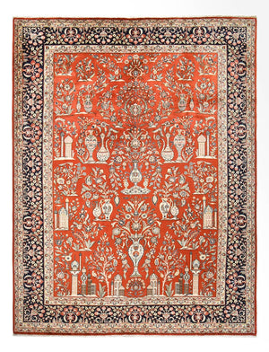 Tapis persan - Royal - Royal - 399 x 303 cm - rouge