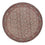 Tapis persan - Bidjar ronde  - 250 x 250 cm - rouille