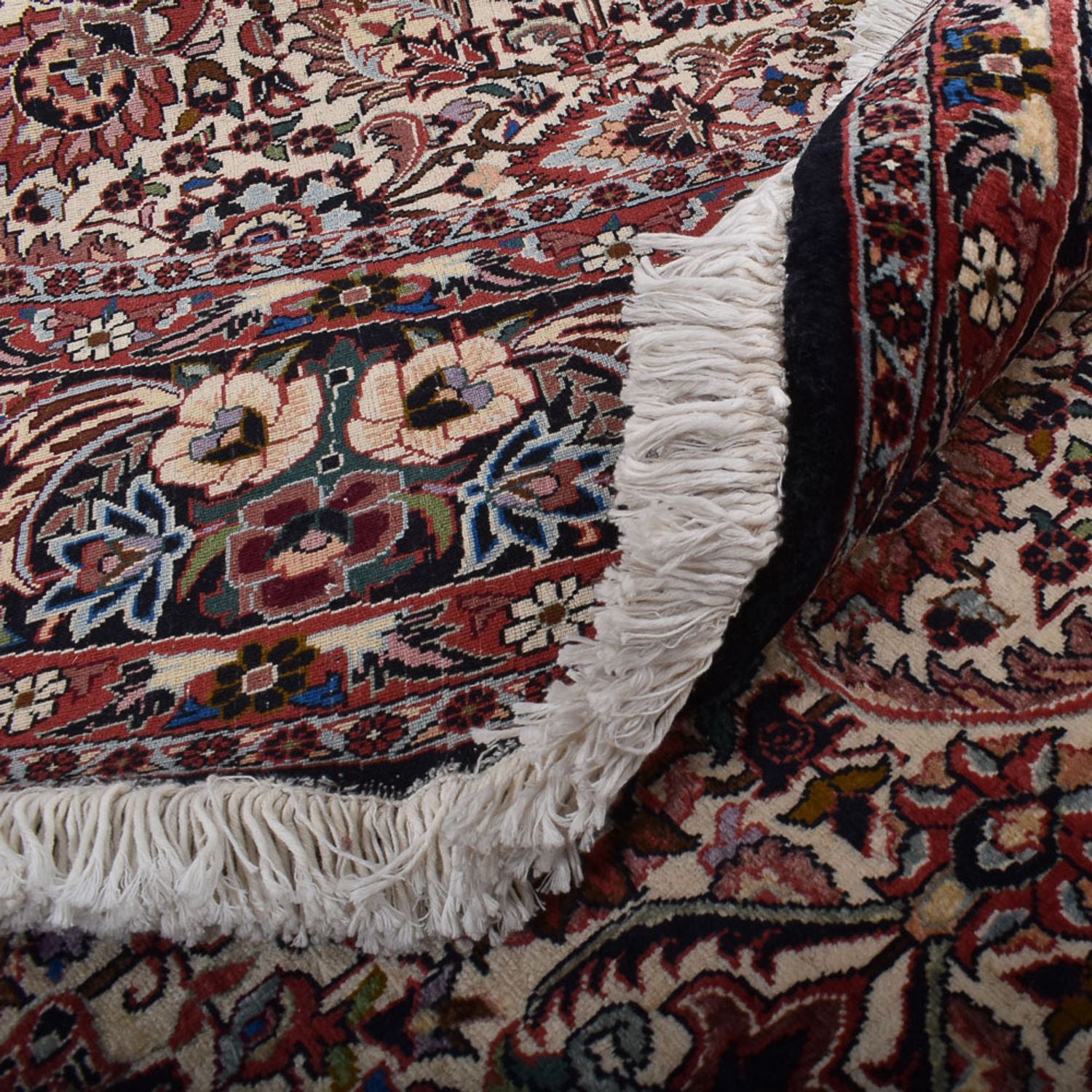 Tapis persan - Bidjar ronde  - 250 x 250 cm - rouille