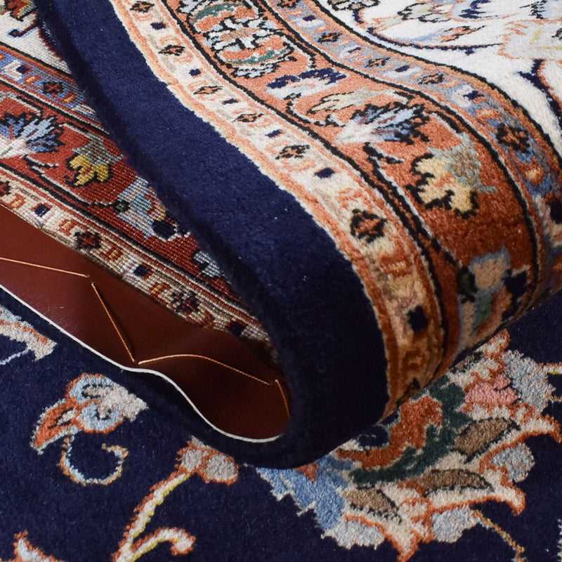 Tapis persan - Classique - Royal - 334 x 245 cm - bleu foncé