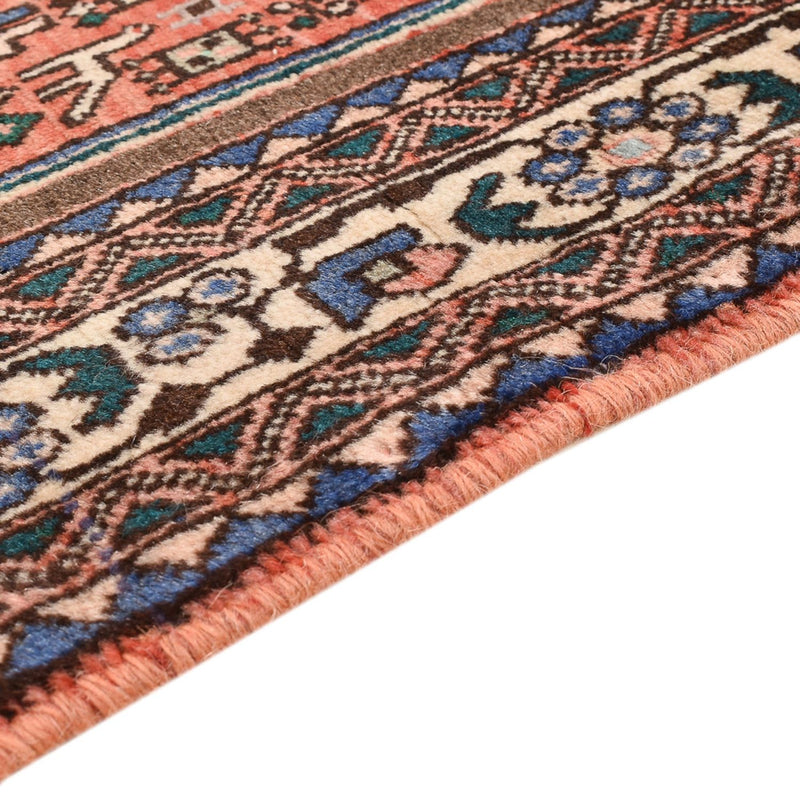 Tapis persan - Nomadic - 150 x 102 cm - rouge clair