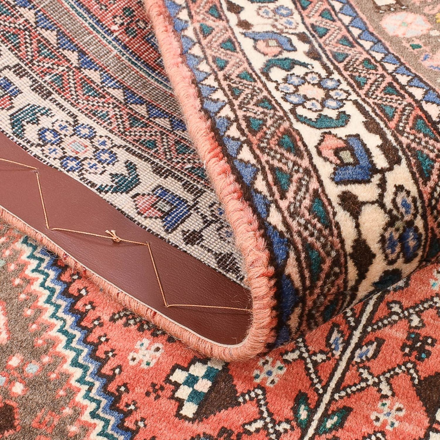 Tapis persan - Nomadic - 150 x 102 cm - rouge clair