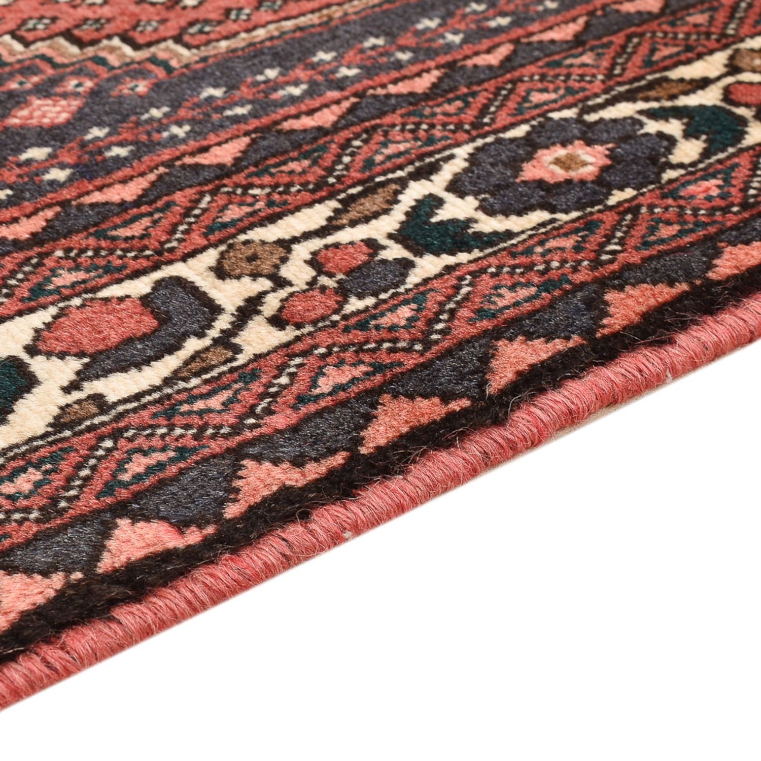 Perserteppich - Nomadic - 144 x 104 cm - rot