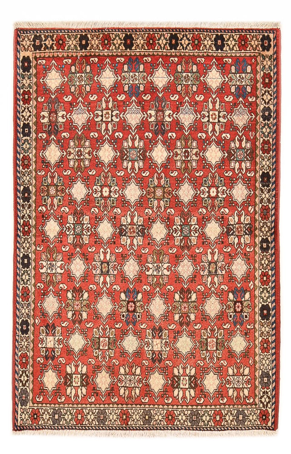 Perserteppich - Nomadic - 160 x 110 cm - rot