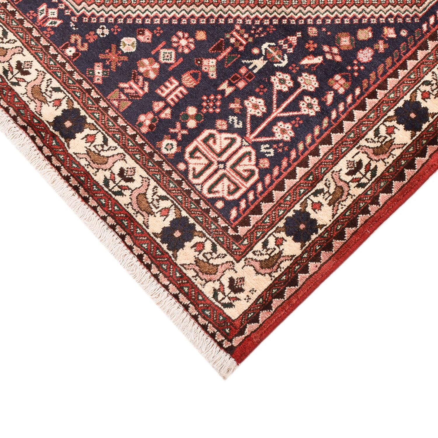 Perserteppich - Nomadic - 150 x 108 cm - rot