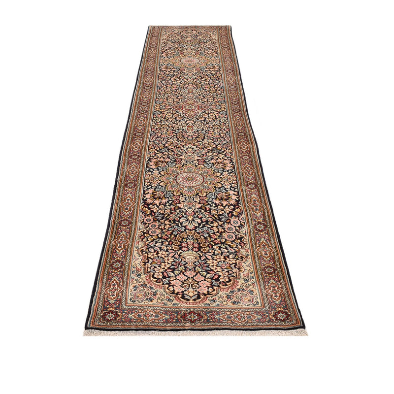 Tapis de couloir Tapis persan - Royal - 390 x 85 cm - beige foncé