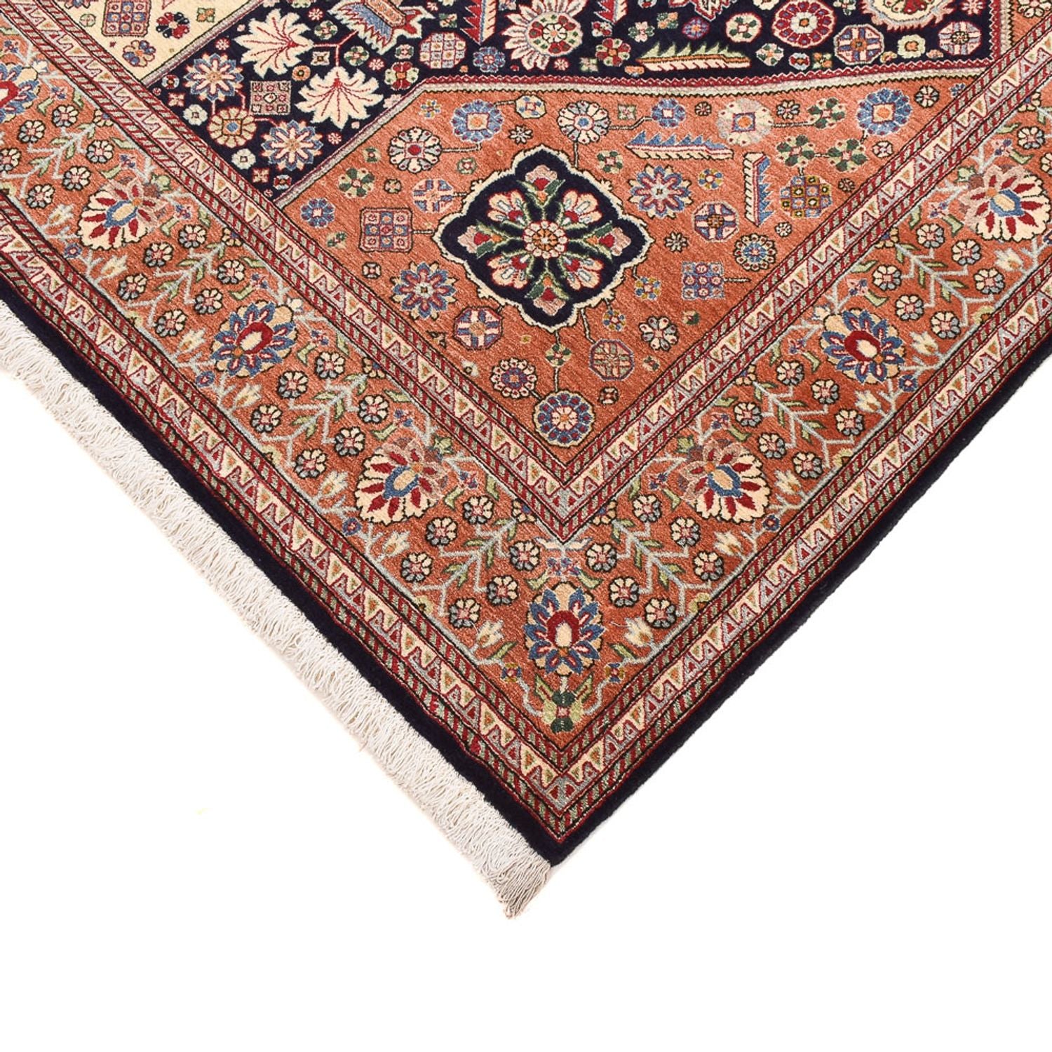 Gabbeh Teppich - Kaschkuli Perser - 205 x 144 cm - dunkelblau