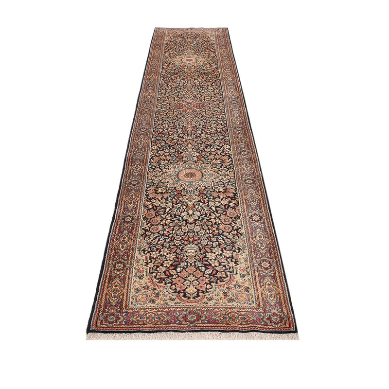Tapis de couloir Tapis persan - Royal - 420 x 83 cm - beige foncé