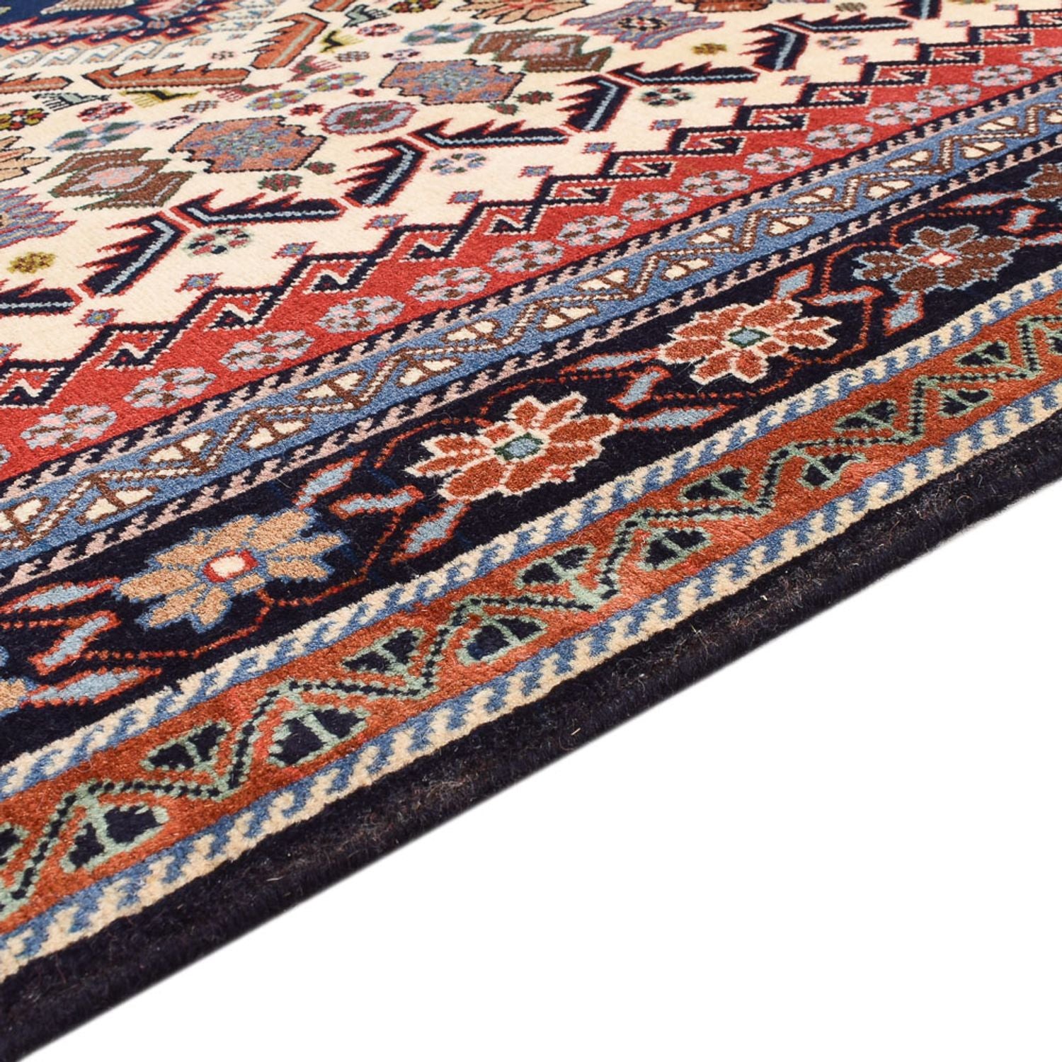 Gabbeh Teppich - Kaschkuli Perser - 212 x 143 cm - mehrfarbig