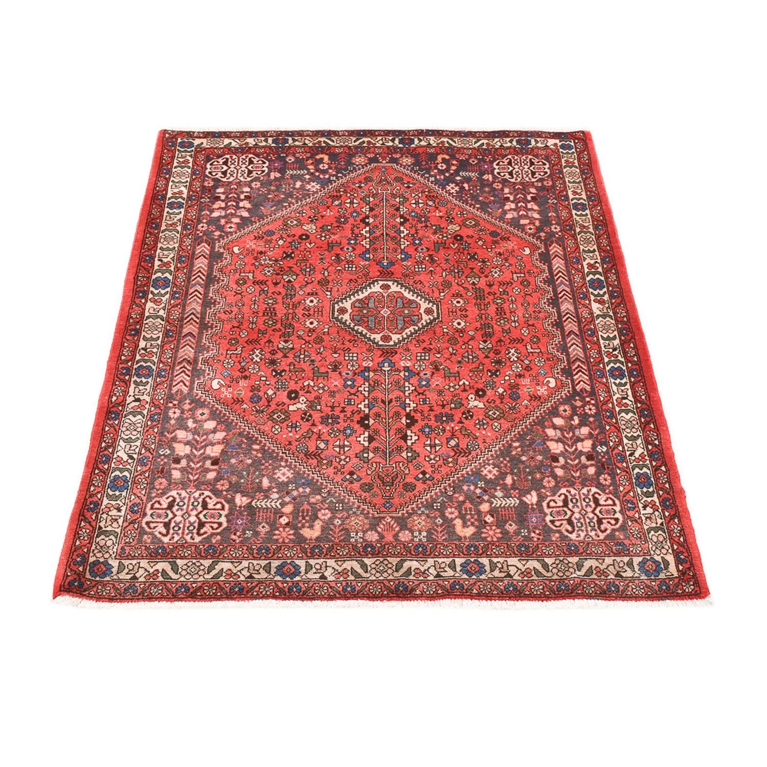 Perserteppich - Nomadic - 153 x 107 cm - rot