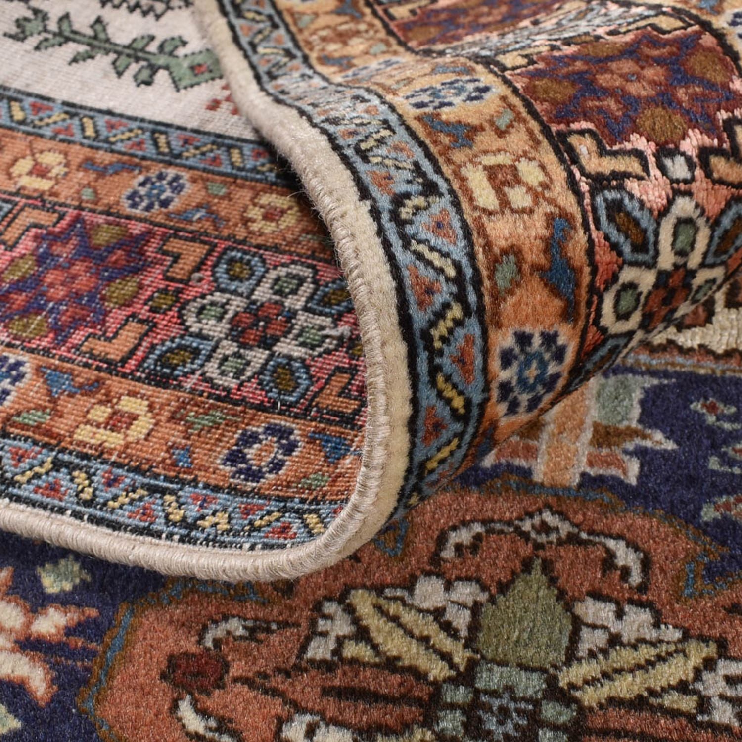 Tapis persan - Nomadic - 190 x 136 cm - multicolore