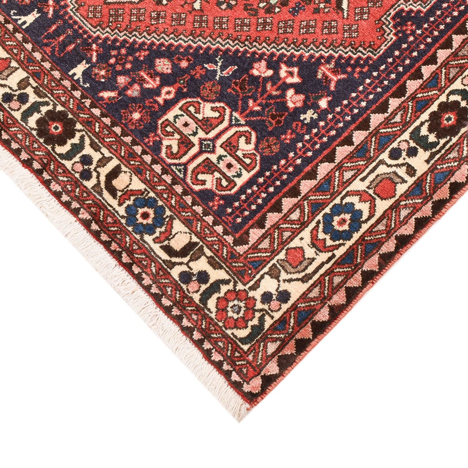 Perserteppich - Nomadic - 153 x 104 cm - rot