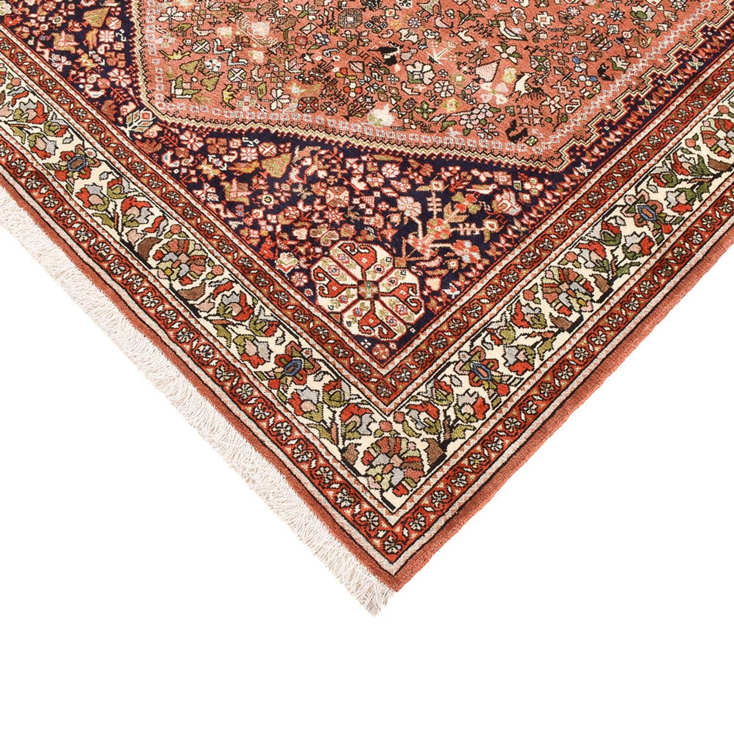 Tapis Gabbeh - Persan Kashkuli - 205 x 153 cm - rouge clair