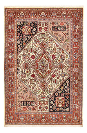 Tapis Gabbeh - Persan Kashkuli - 218 x 150 cm - rouge clair