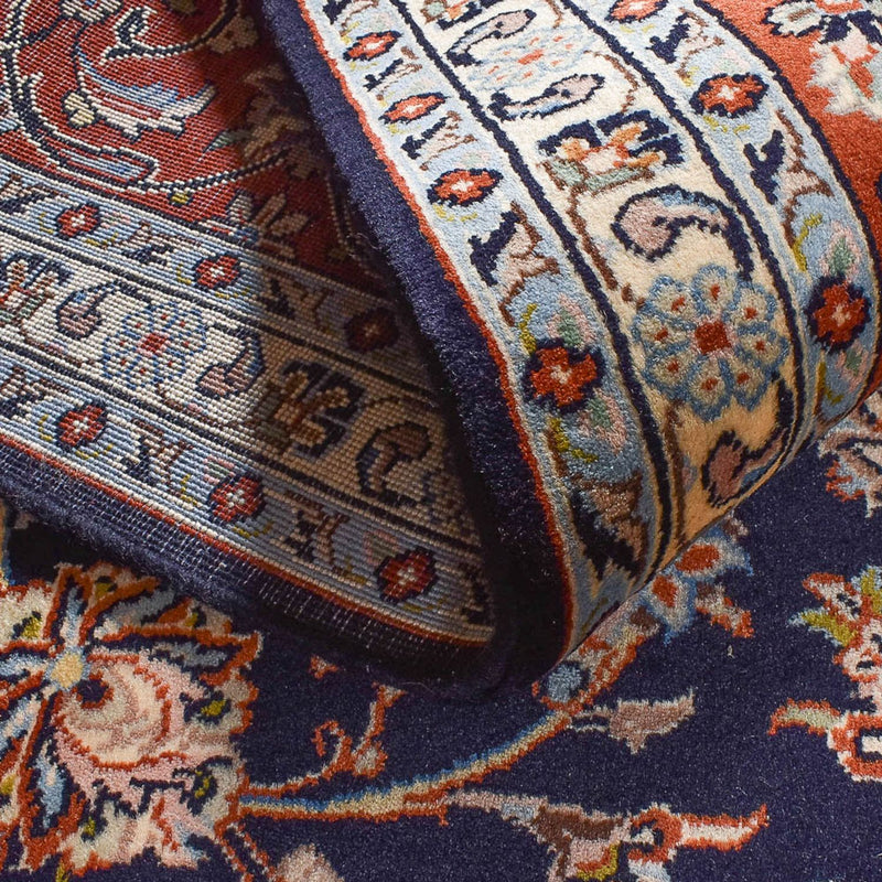 Tapis persan - Classique - 343 x 246 cm - bleu foncé