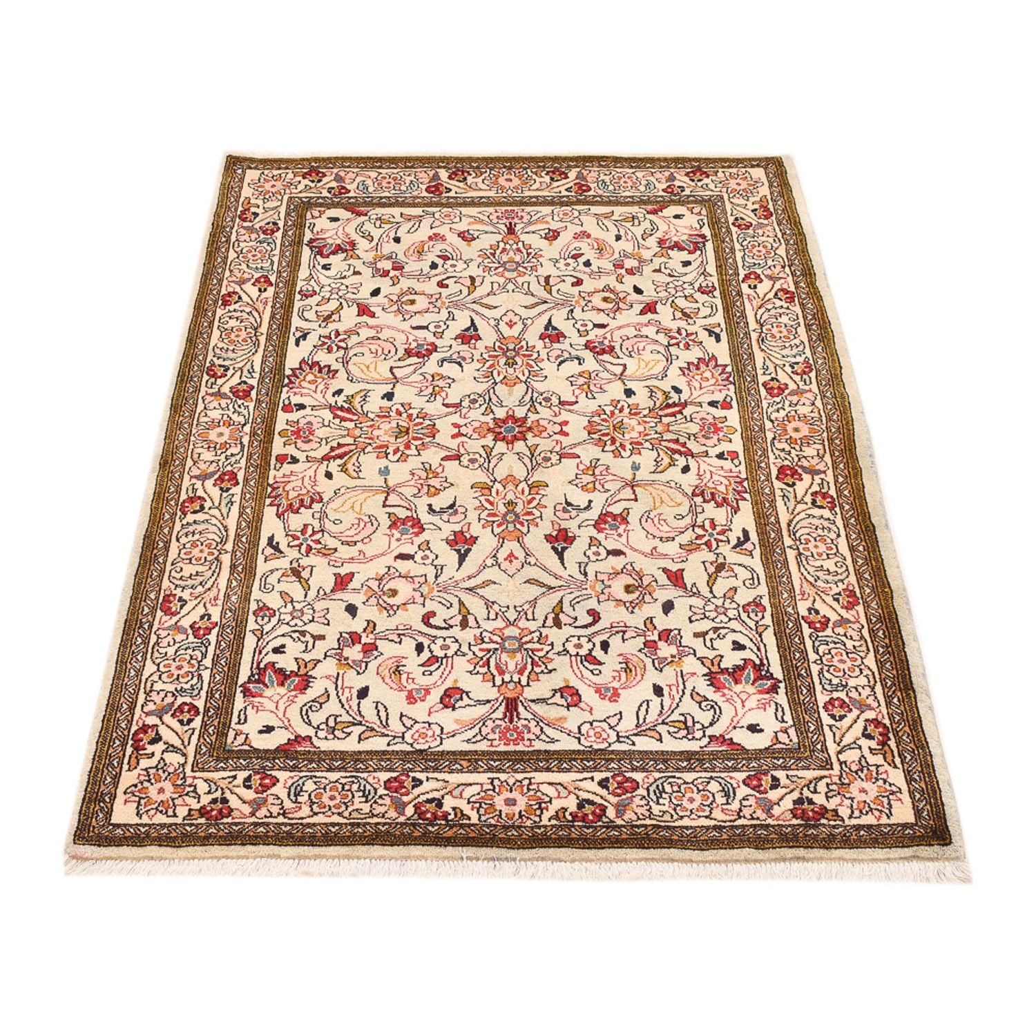 Tapis persan - Ghom - 156 x 106 cm - crème