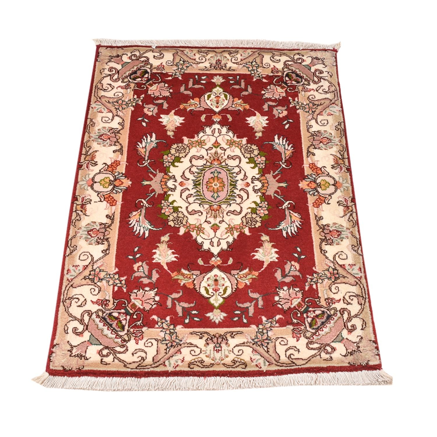 Tapis persan - Tabriz - Royal - 90 x 58 cm - rouge
