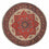 Tapis persan - Bidjar ronde  - 150 x 150 cm - rouge