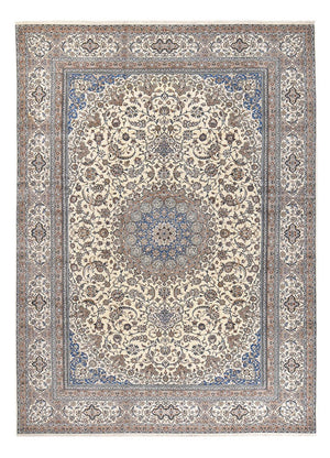 Tapis persan - Nain - Premium - 455 x 315 cm - crème