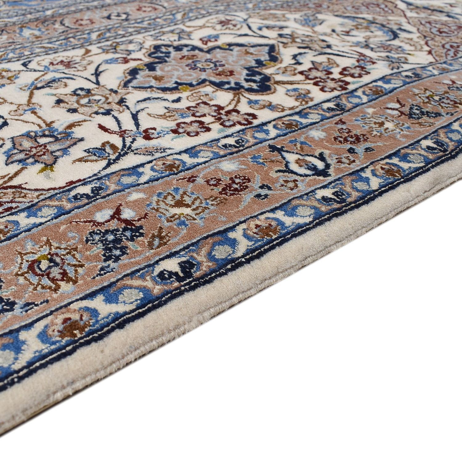 Tapis persan - Nain - Premium - 455 x 315 cm - crème