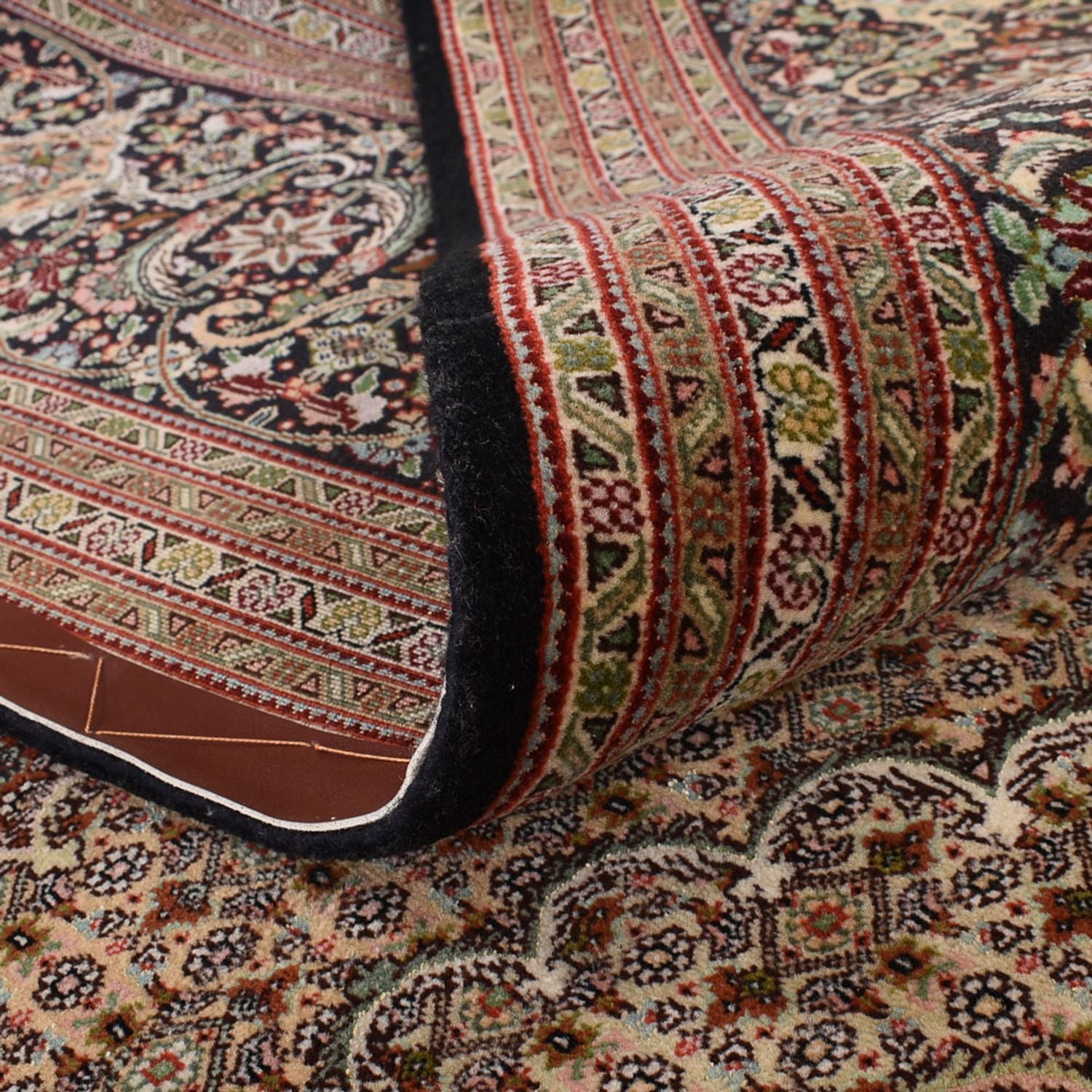 Tapis persan - Tabriz - Royal - 400 x 300 cm - camel foncé
