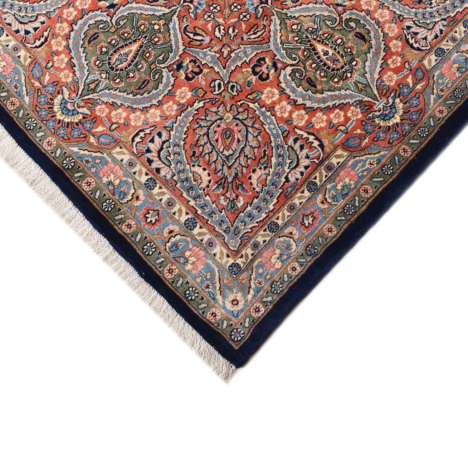 Tapis persan - Classique - 404 x 305 cm - bleu foncé