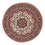 Tapis persan - Bidjar ronde  - 150 x 150 cm - beige