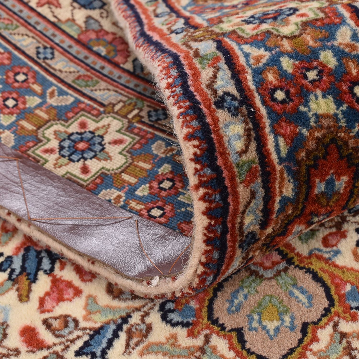 Tapis de couloir Tapis persan - Royal - 373 x 77 cm - beige clair