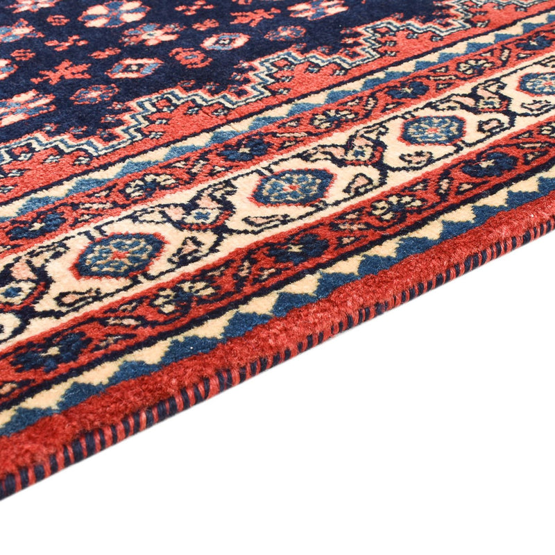 Tapis Gabbeh - Persan Kashkuli - 150 x 103 cm - bleu foncé