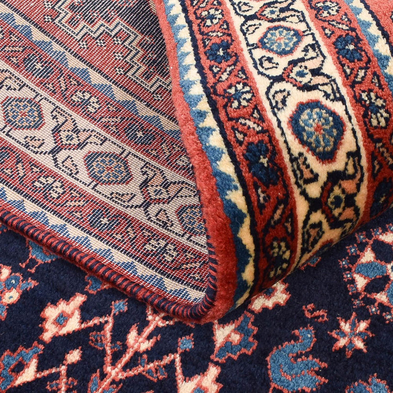 Tapis Gabbeh - Persan Kashkuli - 150 x 103 cm - bleu foncé