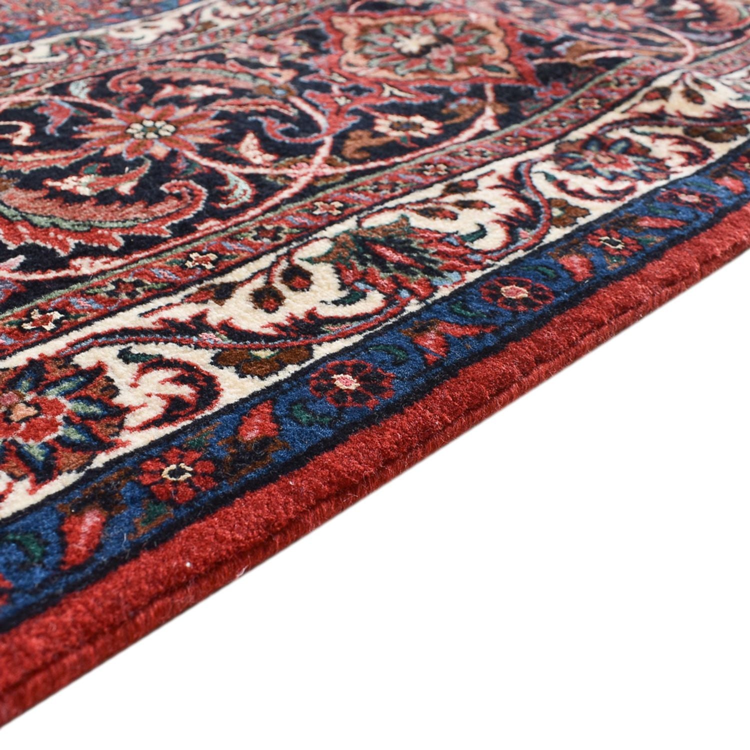 Tapis persan - Bidjar - 490 x 350 cm - rouge bordeaux