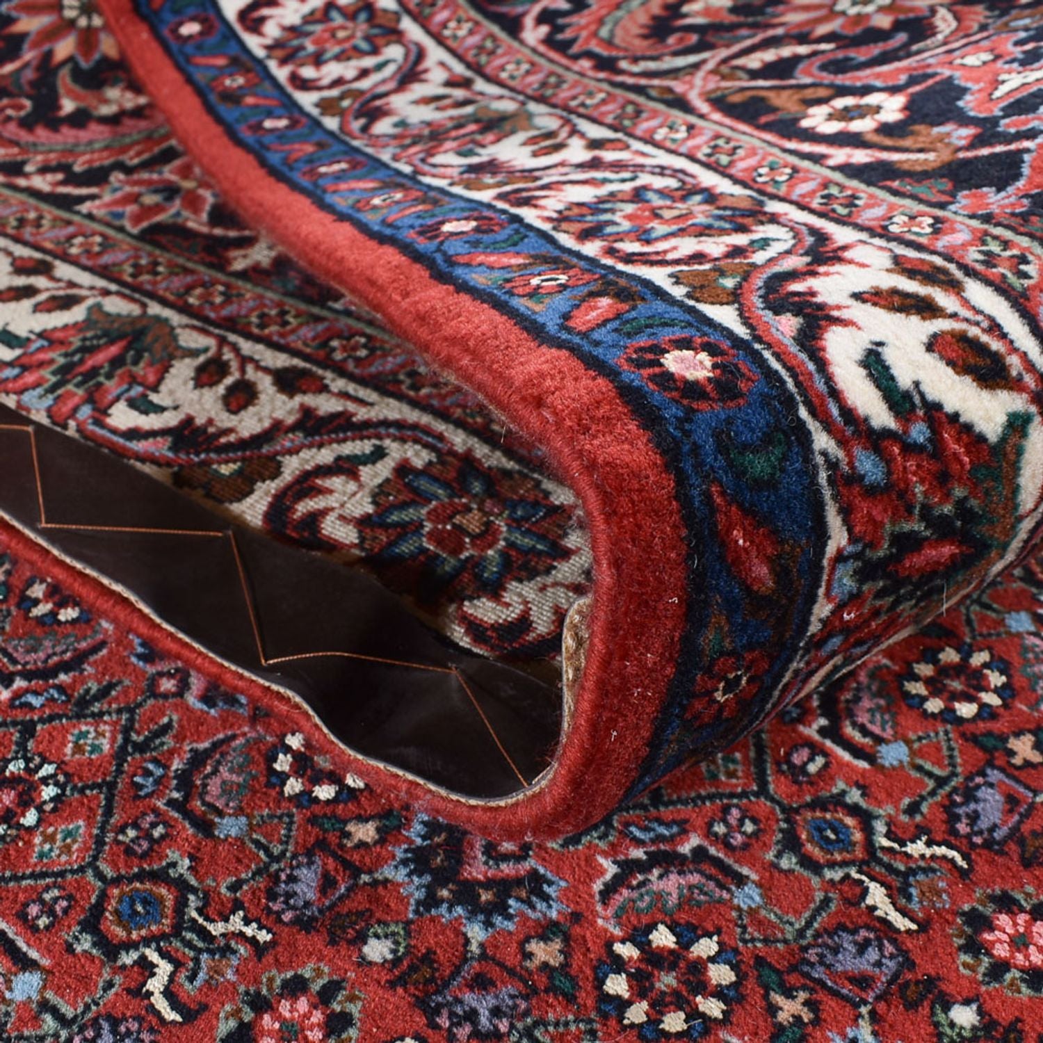 Tapis persan - Bidjar - 490 x 350 cm - rouge bordeaux