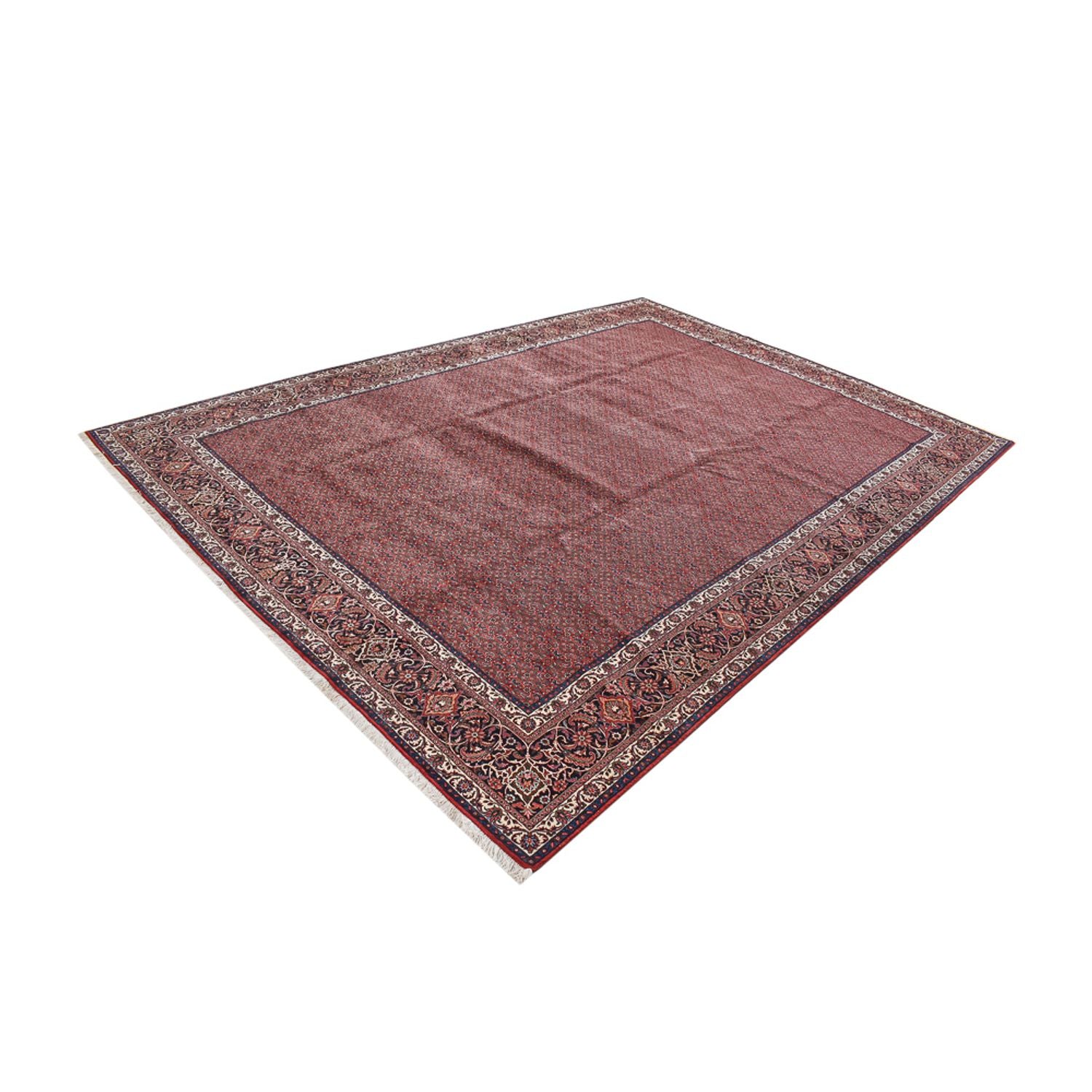 Tapis persan - Bidjar - 490 x 350 cm - rouge bordeaux
