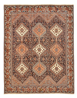 Tapis persan - Nomadic - 240 x 196 cm - rouille
